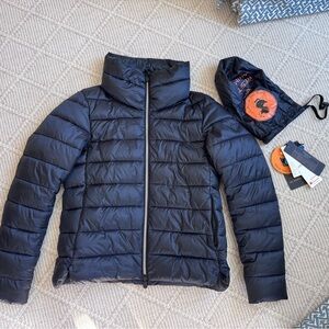 Save The Duck Iris Lightweight Packable Puffer Jacket - Black - Size 1 Small